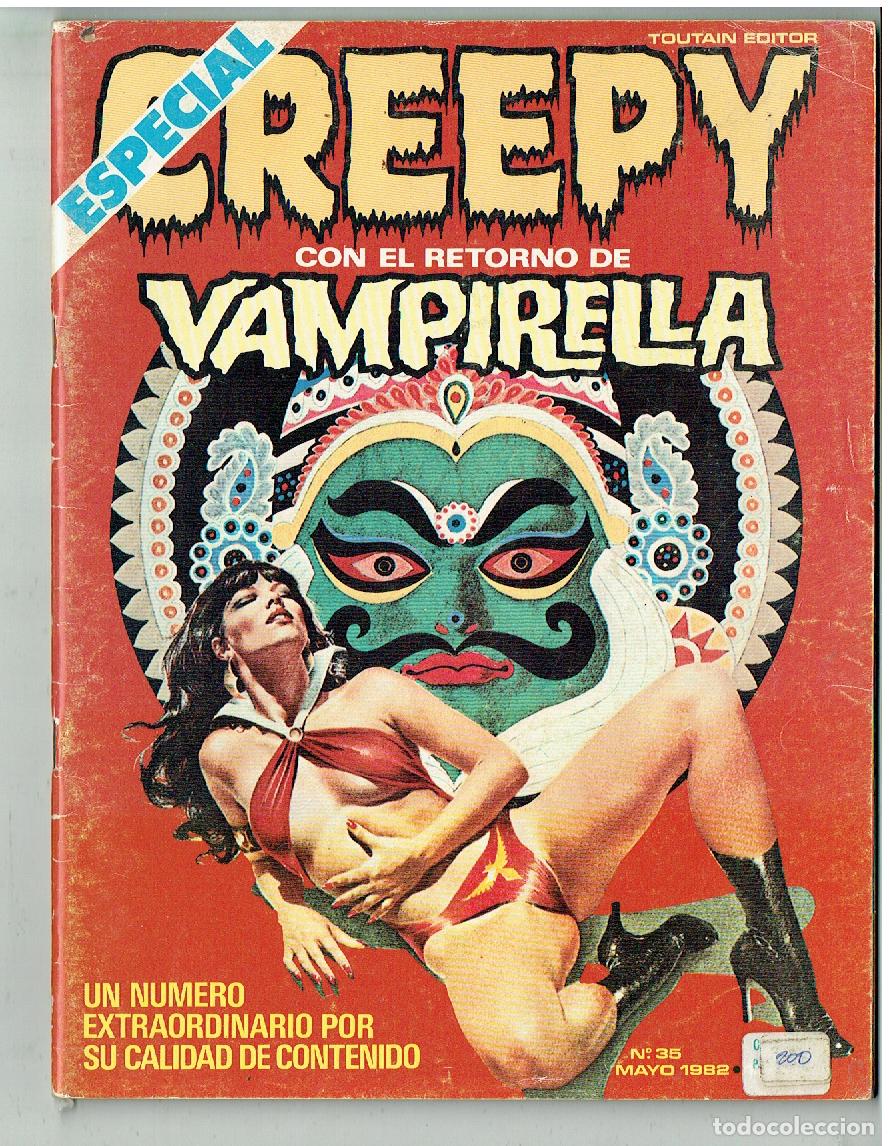 C&oacute;mics: CREEPY. N&ordm; 35. ESPECIAL. CON EL RETORNO DE VAMPIRELLA. TOUTAIN, (B55.3 RUM)