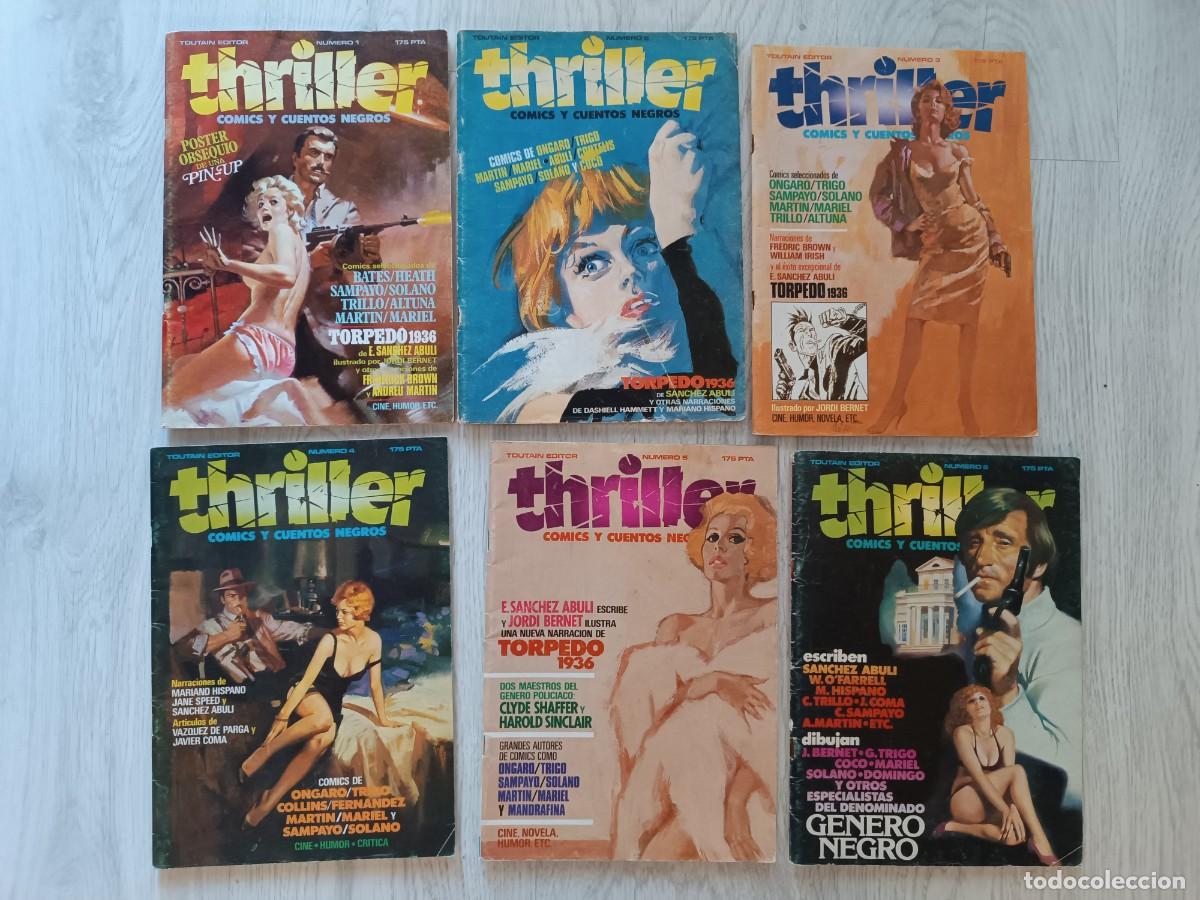 C&oacute;mics: THRILLER - COMPLETA 6 N&Uacute;MEROS