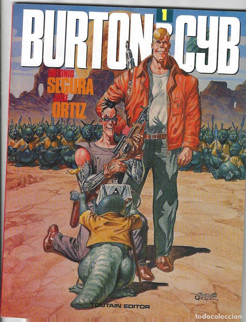 C&oacute;mics: BURTON & CYB - 4 TOMOS - SEGURA / ORTIZ - COMPLETA - TOUTAIN - LEER DESCRIPCION