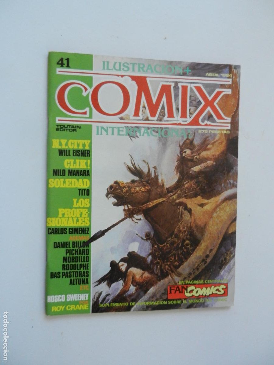 C&oacute;mics: COMIX INTERNACIONAL N&ordm; 41 -ABRIL - 1984- TOUTAIN EDITOR - VER INDICE