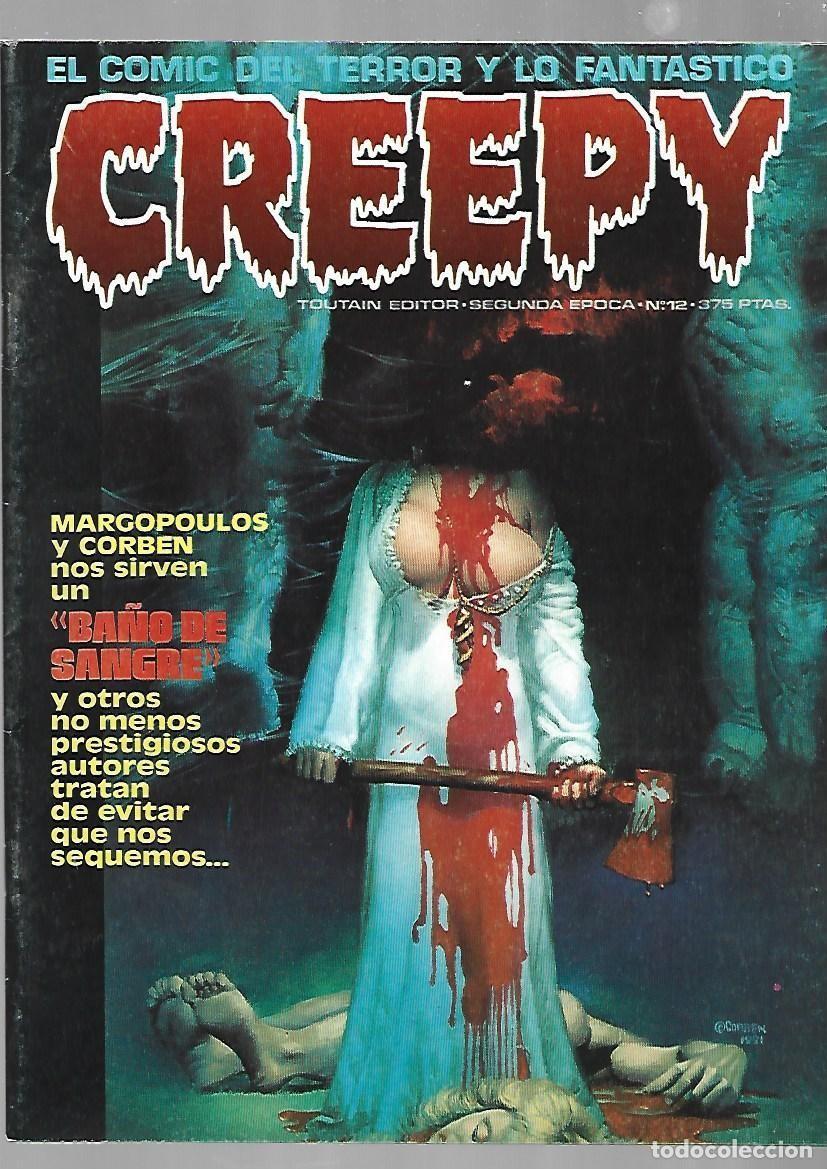 C&oacute;mics: Creepy, segunda &eacute;poca, 12, 1990, Toutain, muy buen estado