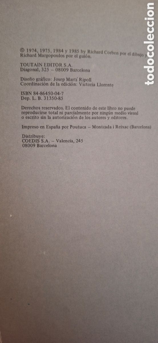 C&oacute;mics: Richard Corben - Caida Casa Usher - Obras Completas 4 - Toutain 1985 - Foto 5