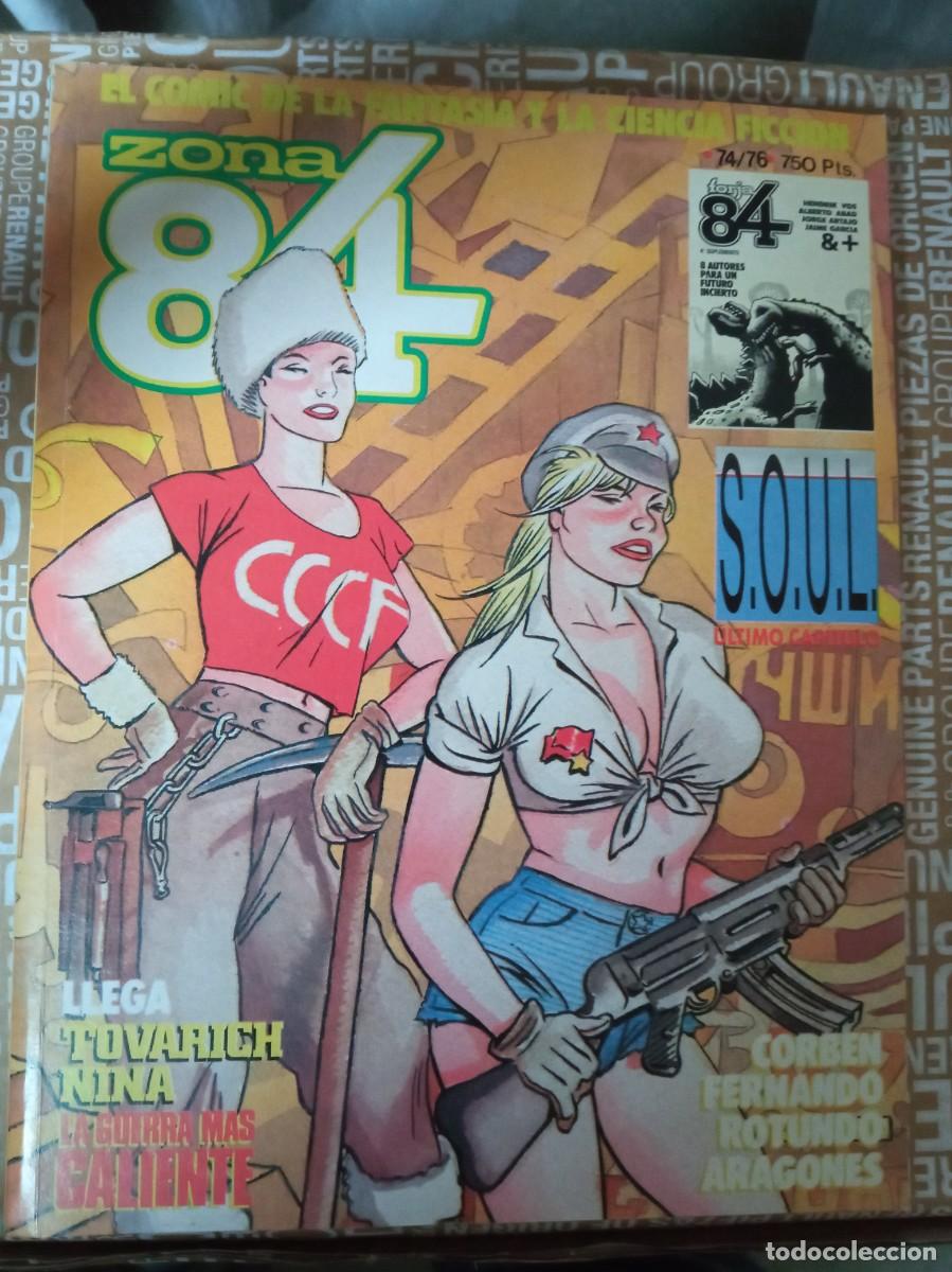 C&oacute;mics: ZONA 84, RETAPADO CON LOS N&ordm; 74, 75 Y 76