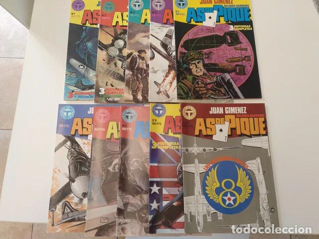 C&oacute;mics: AS DE PIQUE JUAN JIMENEZ COMPLETA 10 N&ordm;