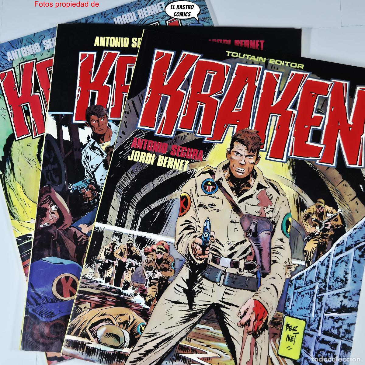 C&oacute;mics: Kraken, Antonio Segura, Jordi Bernet, ed Toutain 1&ordf; edici&oacute;n 1985