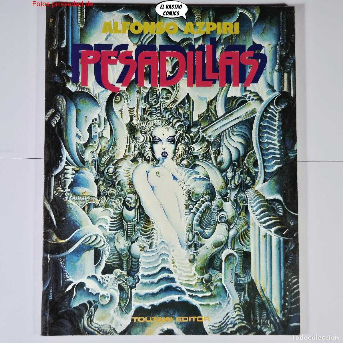 C&oacute;mics: Pesadillas, Alfonso Azpiri, ed Toutain 1&ordf; edici&oacute;n 1985