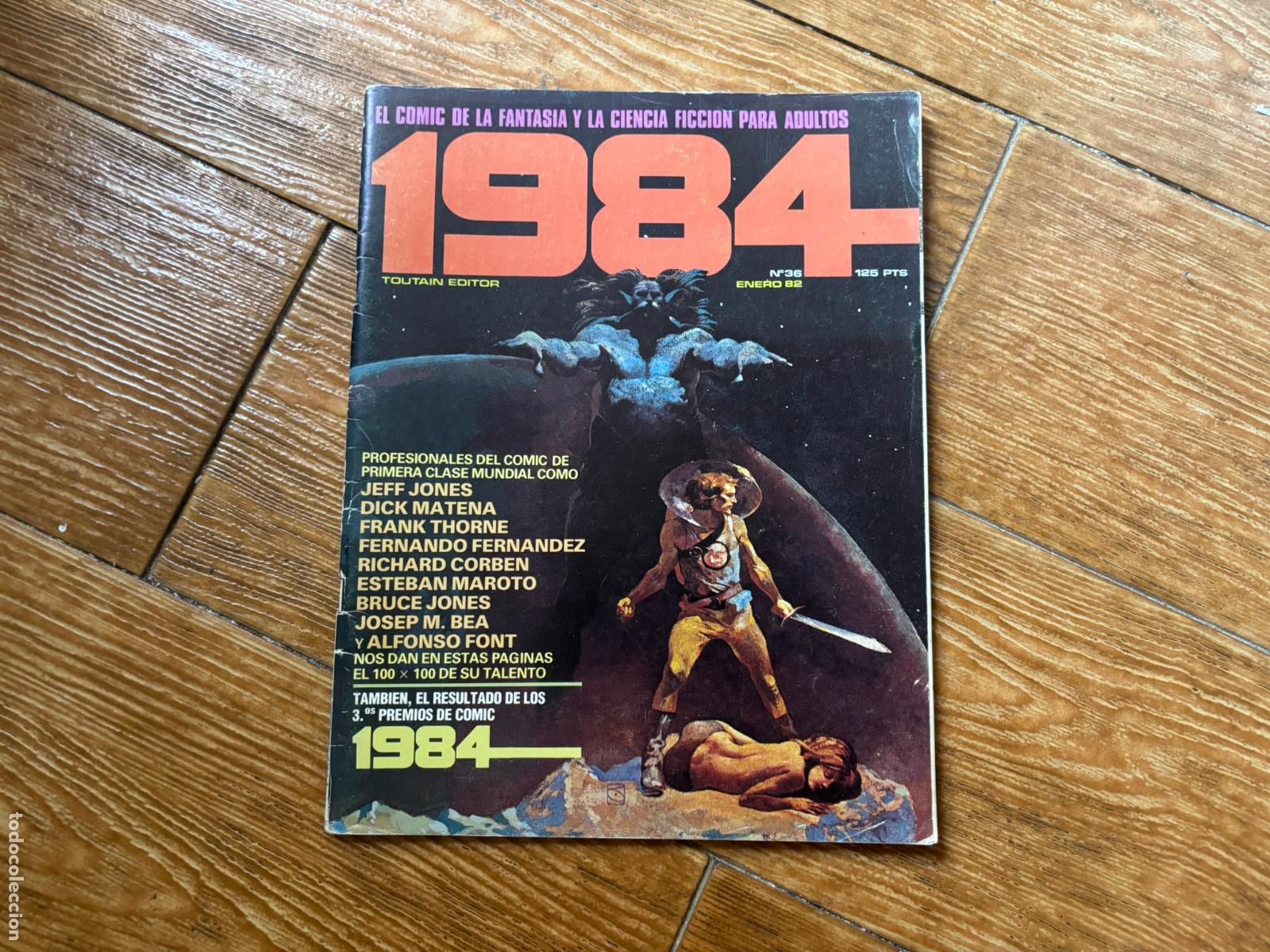 C&oacute;mics: 1984 N&ordm; 36 EL COMIC DE FANTASIA Y CIENCIA FICCION TOUTAIN EDITORIAL