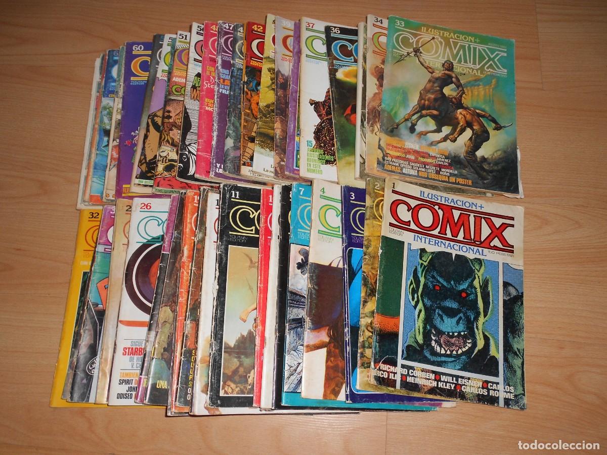 C&oacute;mics: COMIX internacional - GRAN LOTE de 47 REVISTAS / NUMEROS entre el 1 y el 70 - TOUTAIN - 1&euro;y+