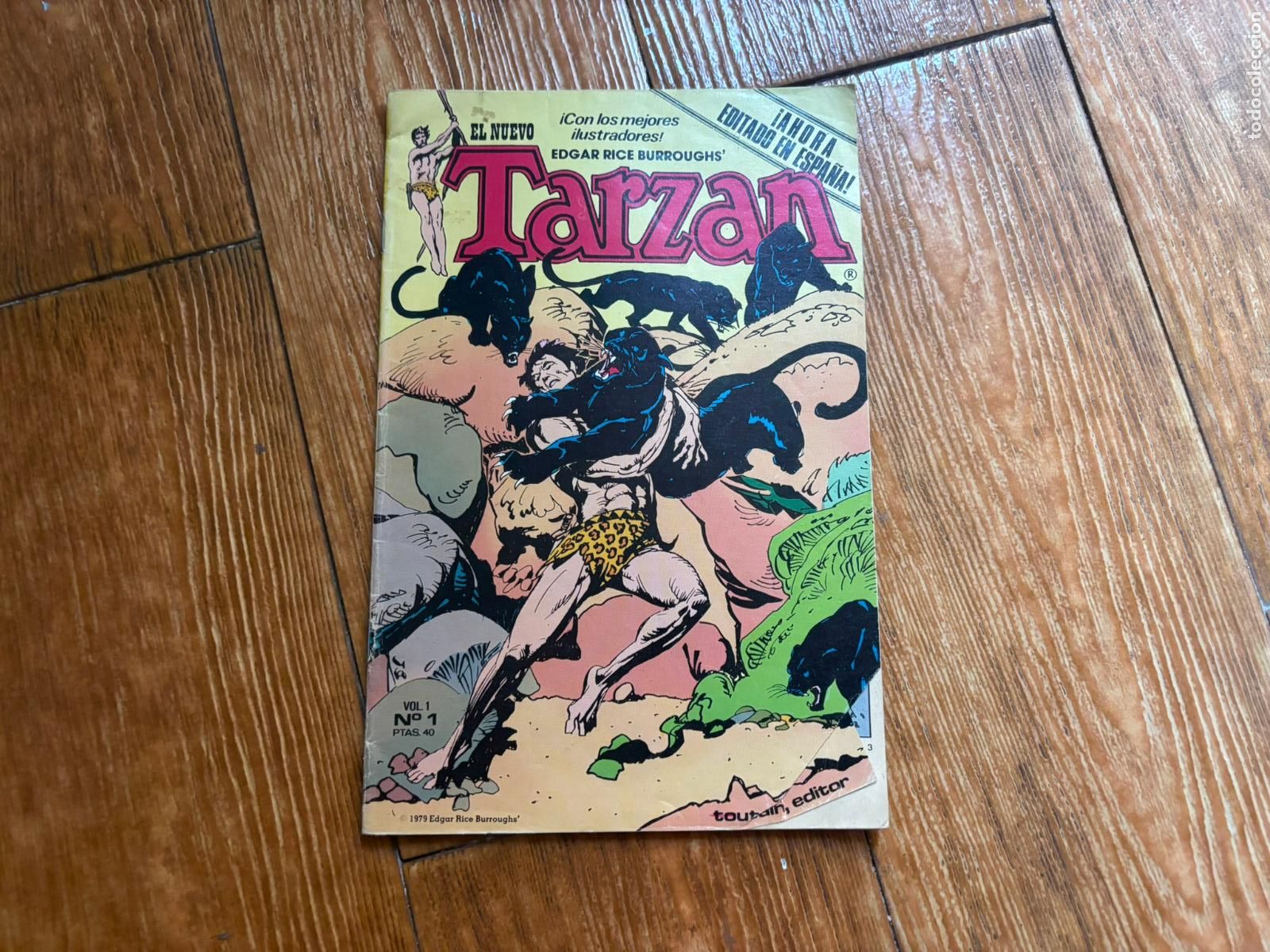 C&oacute;mics: EL NUEVO TARZ&Aacute;N N&ordm; 1 VOLUMEN 1 TOUTAIN EDITOR - A&Ntilde;O 1979