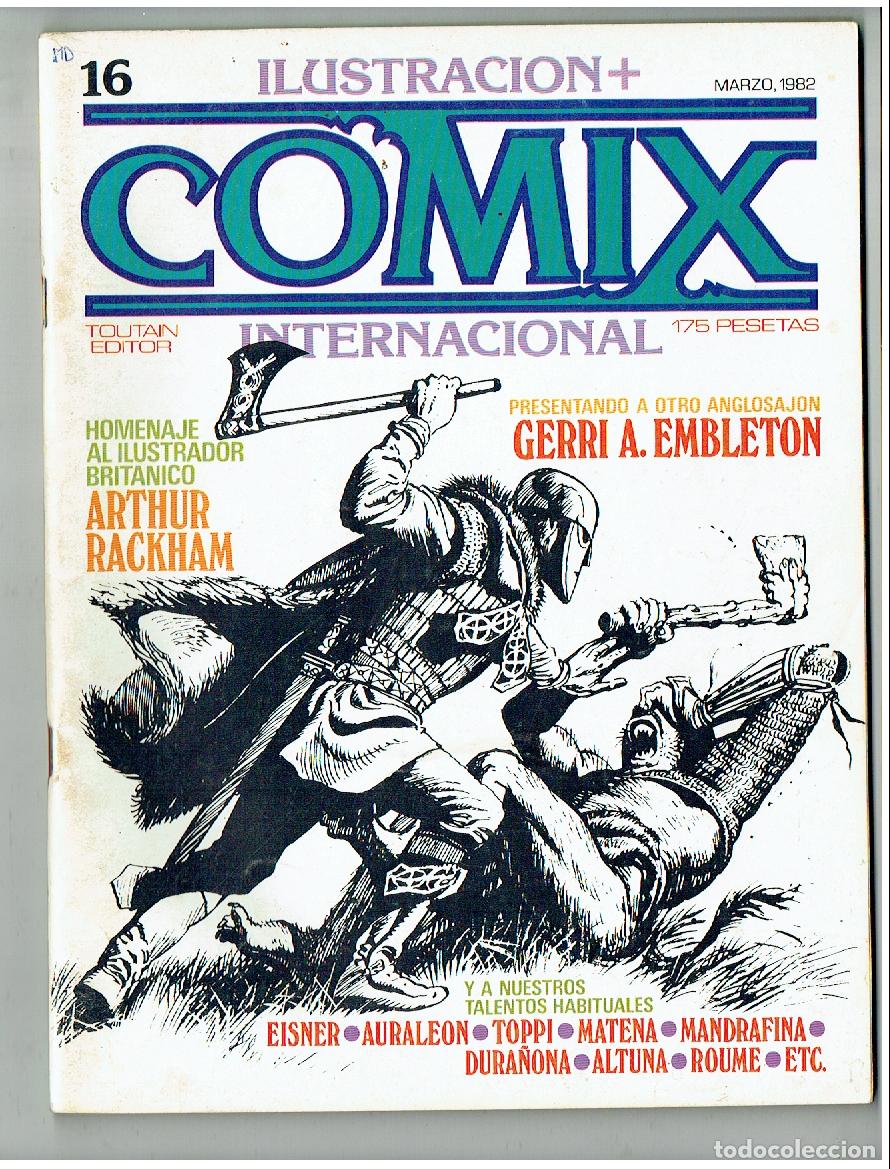 C&oacute;mics: ILUSTRACI&Oacute;N + COMIX INTERNACIONAL. N&ordm; 16. TOUTAIN. 1981 (ST/ A11 RUM)