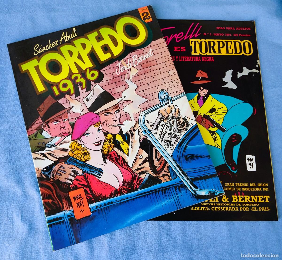 C&oacute;mics: TORPEDO 1936 N&ordm; 2 Y N&ordm; 1 TORPEDO LUCA TORELLI TOUTAIN EDITOR