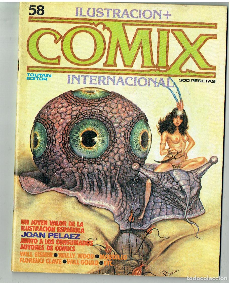 C&oacute;mics: ILUSTRACI&Oacute;N + COMIX INTERNACIONAL. N&ordm; 58. TOUTAIN. 1981 (ST/ A11 RUM)
