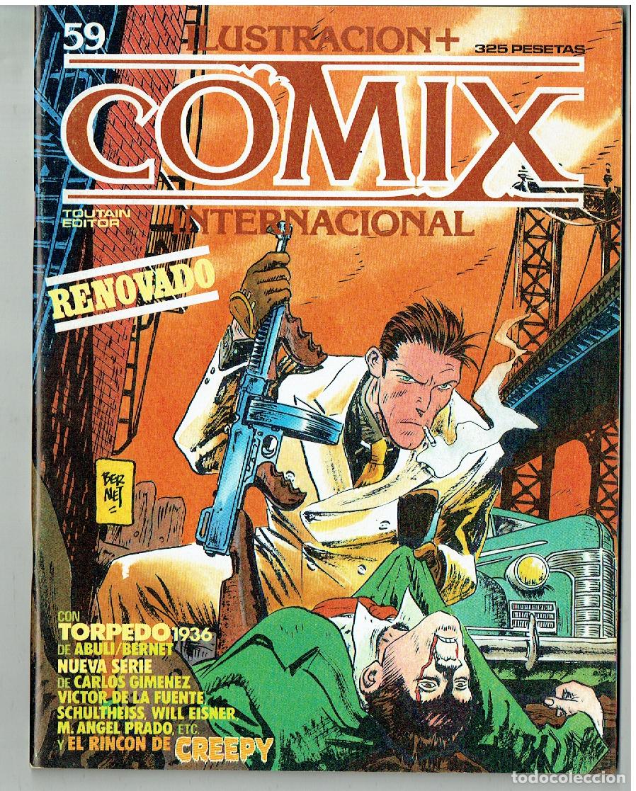 C&oacute;mics: ILUSTRACI&Oacute;N + COMIX INTERNACIONAL. N&ordm; 59. TOUTAIN. 1981 (ST/ A11 RUM)