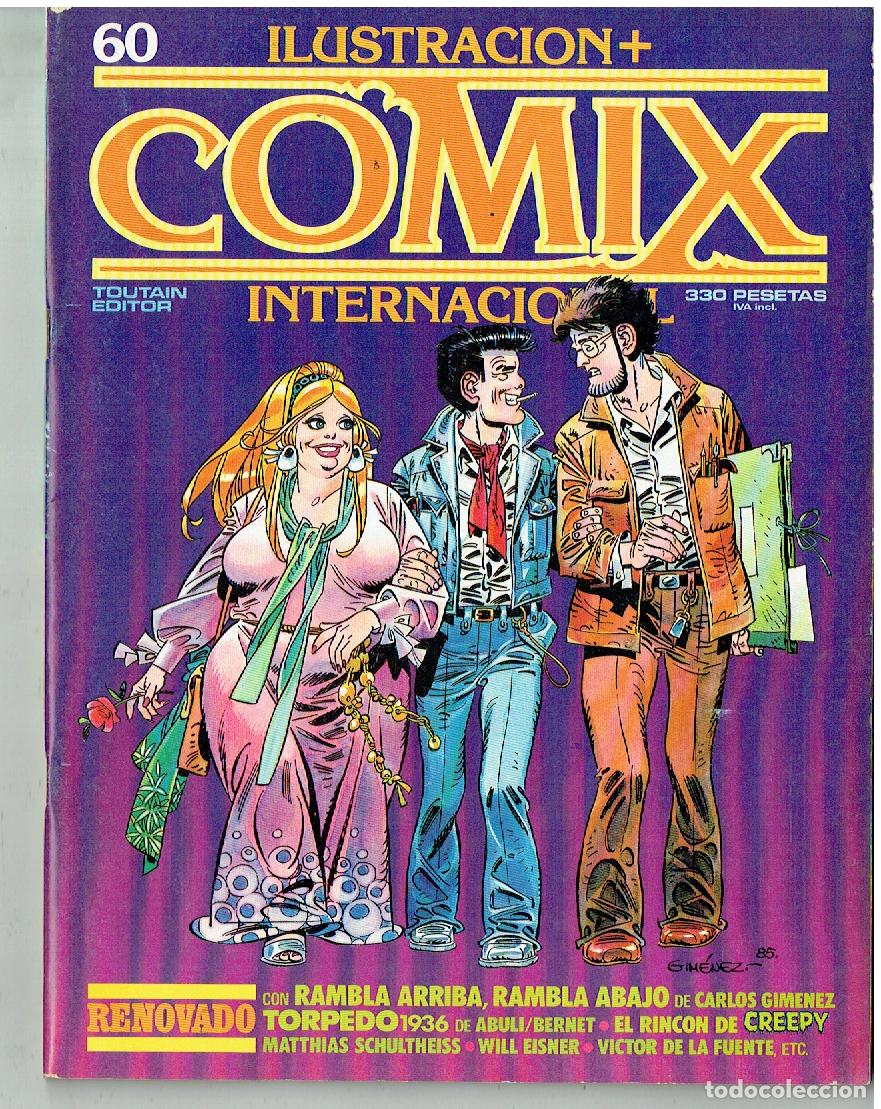 C&oacute;mics: ILUSTRACI&Oacute;N + COMIX INTERNACIONAL. N&ordm; 60. TOUTAIN. 1981 (ST/ A11 RUM)