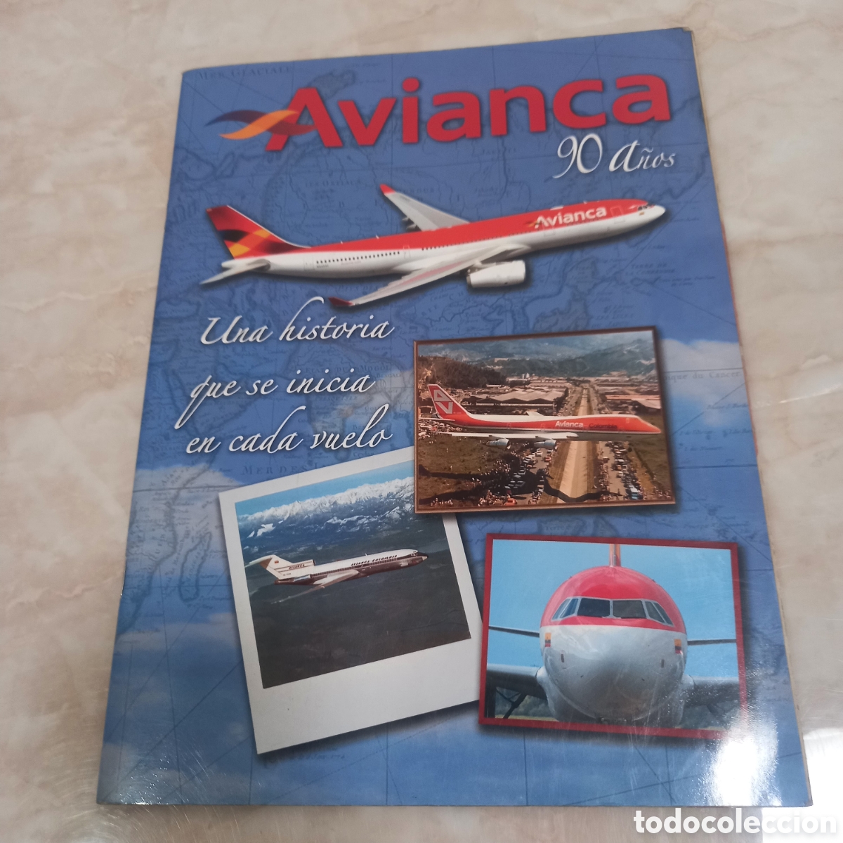 Comics : Album lleno cromos Aerol&iacute;nea avianca aviones avi&oacute;n a&ntilde;o 2009