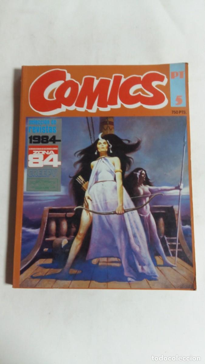 C&oacute;mics: Retapado Comics, N&deg;5, Creepy Almanaque 1981, Creepy N&deg;4 y Creepy N&deg;5, Toutain Editor