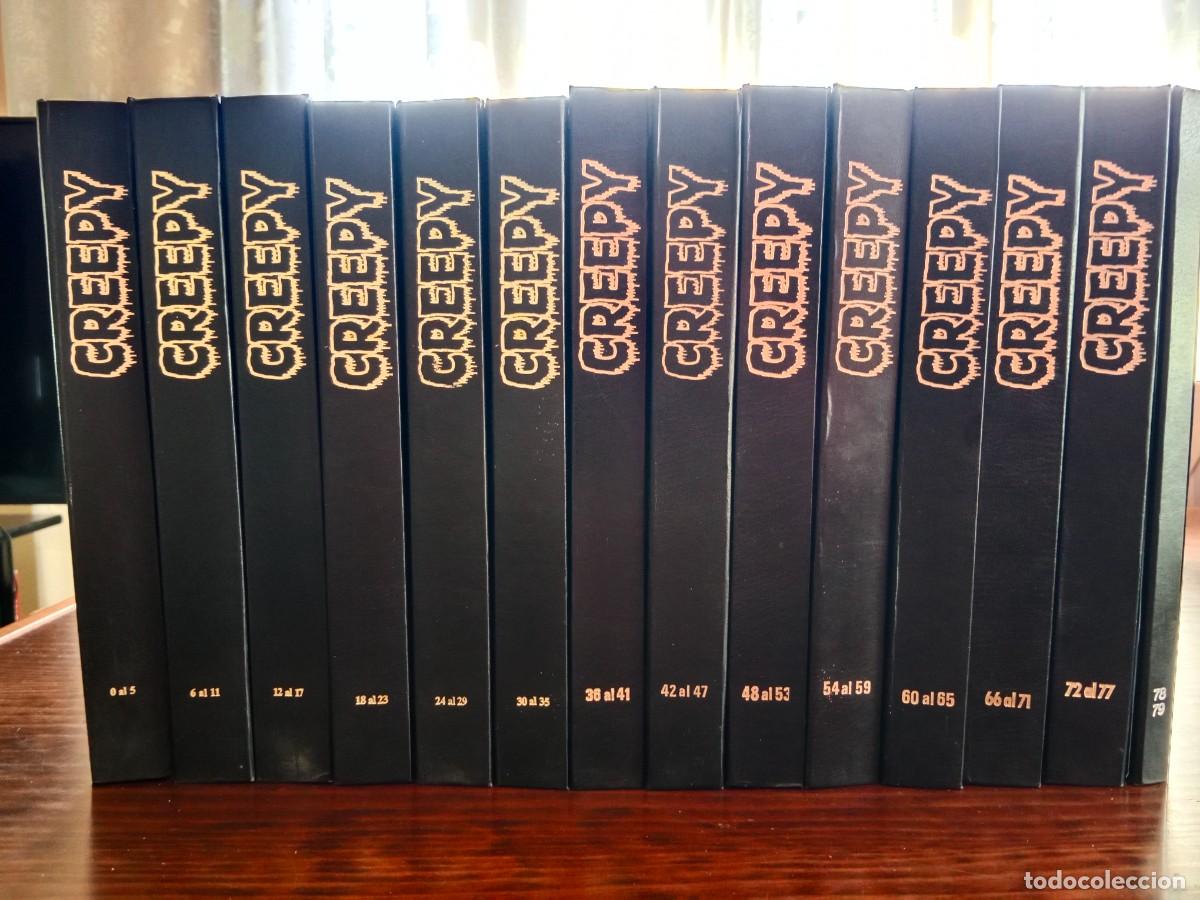 C&oacute;mics: CREEPY N&deg;. 0 A N&deg;. 79 + 6 ALMANAQUES + N&Uacute;MERO EXTRA. TOUTAIN. COMPLETA. MUY BUEN ESTADO
