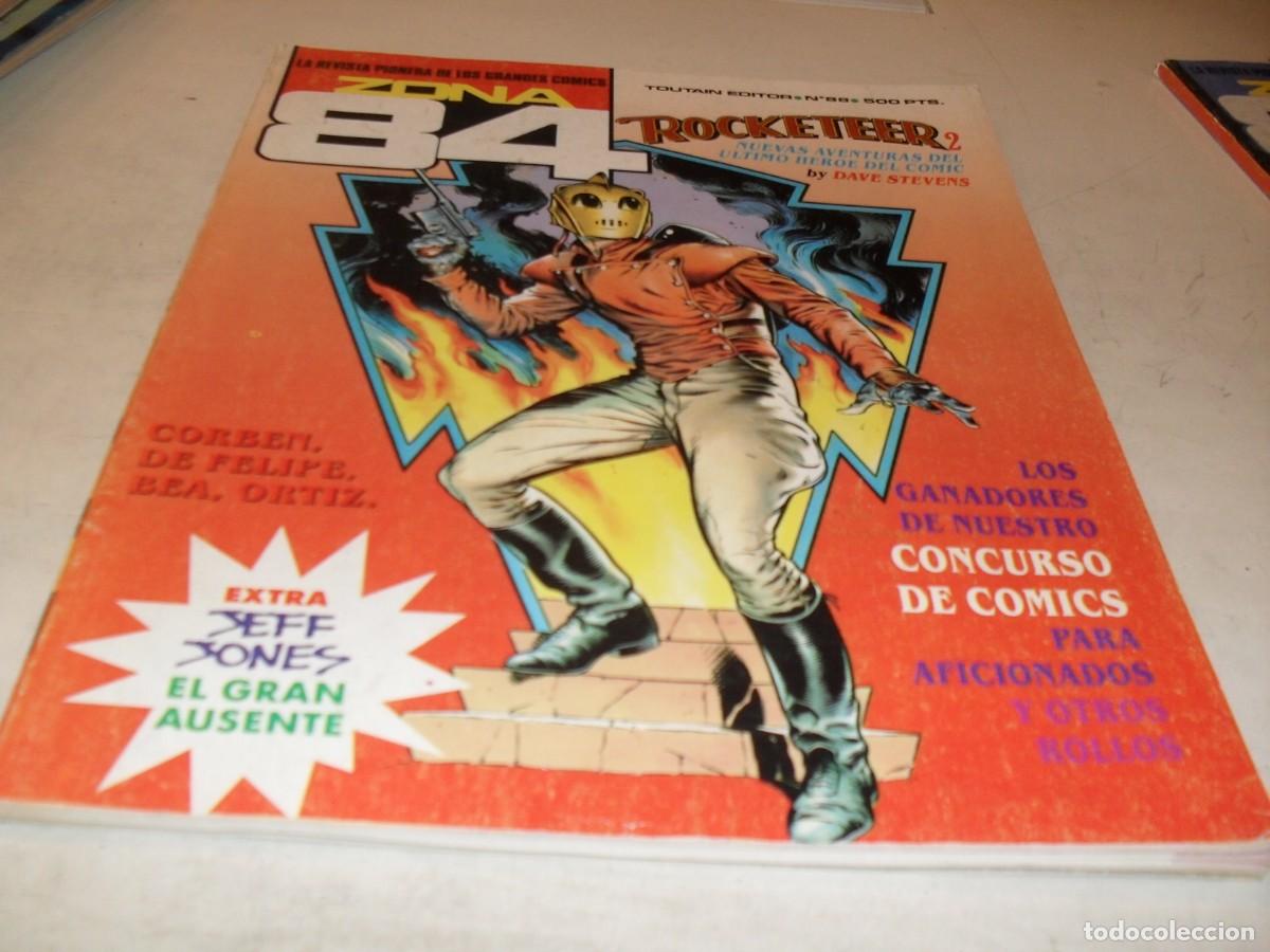 C&oacute;mics: ZONA 84 N&ordm; 88,N&ordm; EXTRA DEDICADO A JEFF JONES,DE 96.TOUTAIN,1985