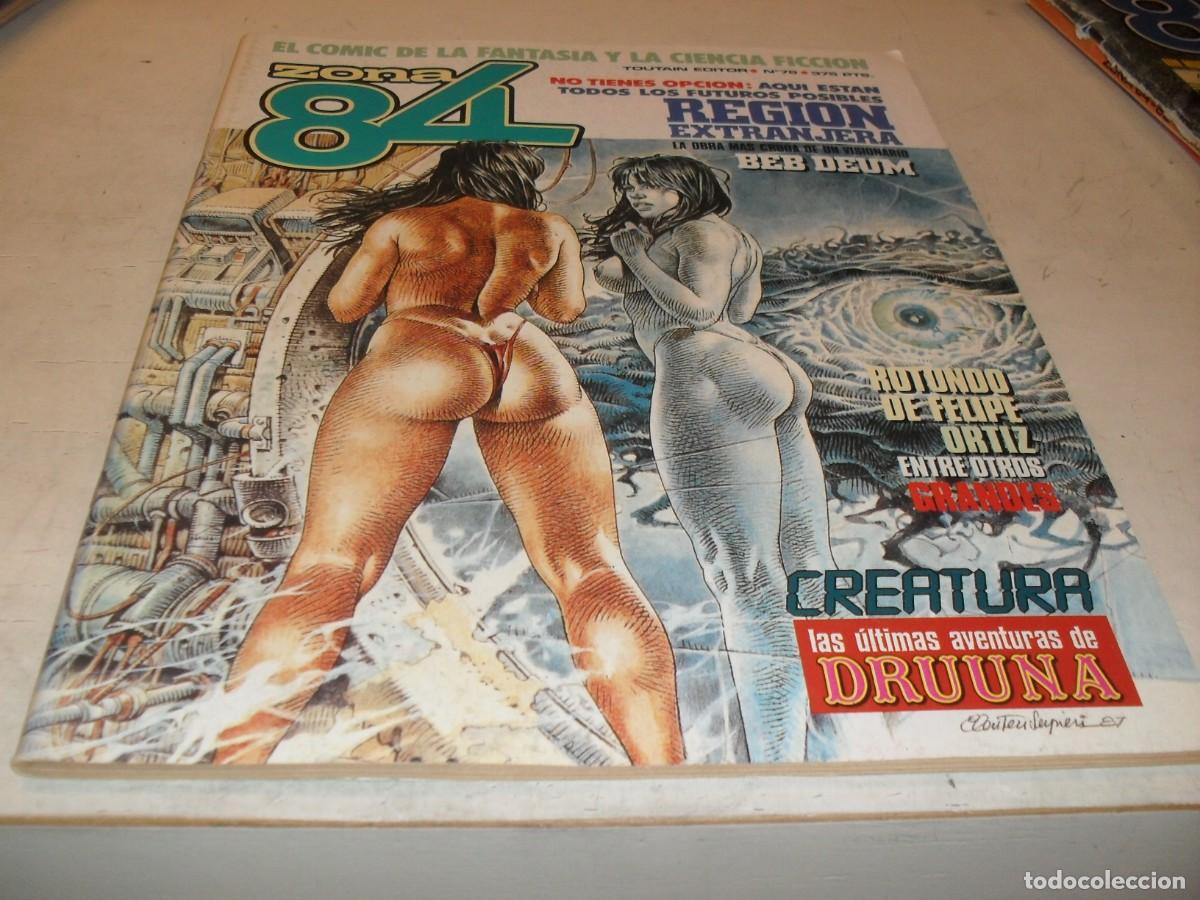 C&oacute;mics: ZONA 84 N&ordm; 78,EN CONTRAPORTADA PUBLICIDAD DEL CREEPY,DE 96.TOUTAIN,1985