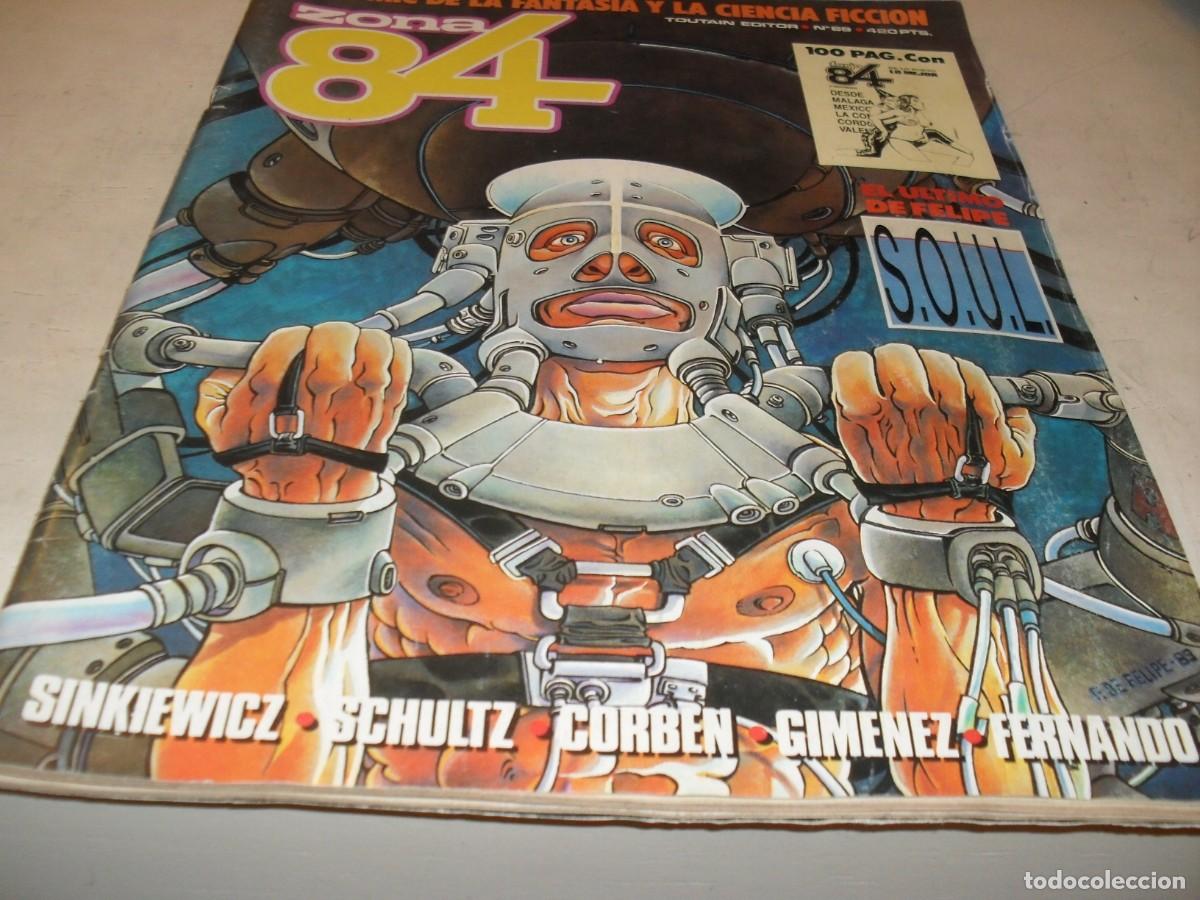 C&oacute;mics: ZONA 84 N&ordm; 69.CON EL 3&ordm; SUPLEMENTO FORJA 84,DE 96.TOUTAIN,1985