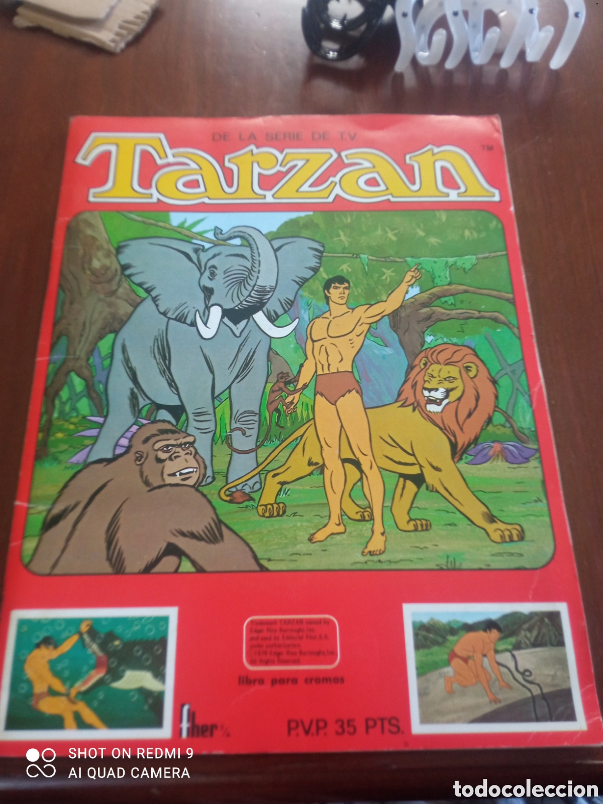 Comics: Antiguo album TARZAN a&ntilde;o 1979. 199/270 cromos