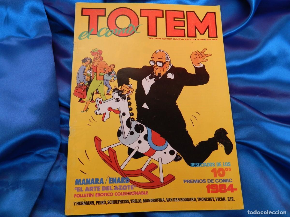 Fumetti: TOTEM &rdquo;EL COMIX&rdquo; N&ordm; 28- A&Ntilde;O 1987 -PORTADA DE SCHIPPERS