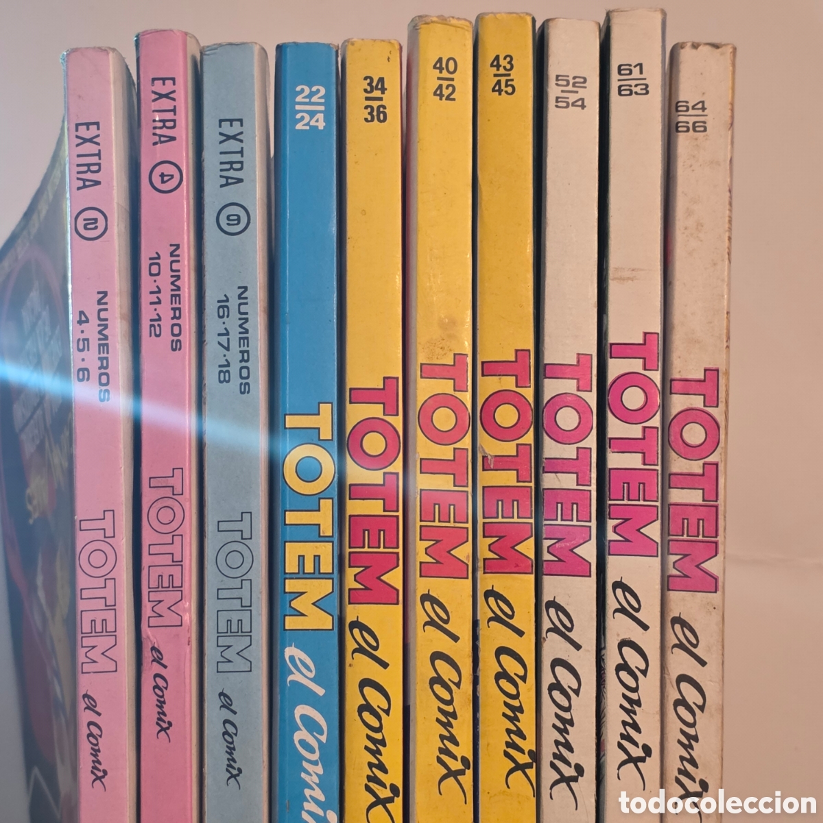 Comics: Lote 10 Tomos Extra / Retapados Revista TOTEM el Comix (Toutain Editor) - Manara, Gim&eacute;nez, Serpieri