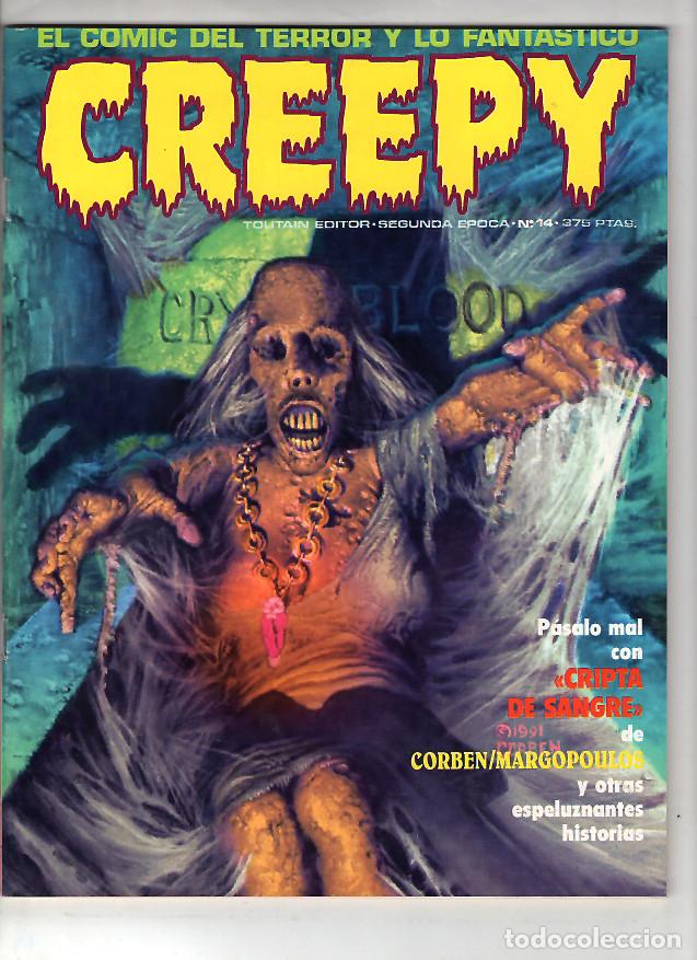 C&oacute;mics: CREEPY SEGUNDA EPOCA 2&ordf; EPOCA 14- EDICIONES TOUTAIN, GRAPA- MBE, CERCA DE KIOSKO
