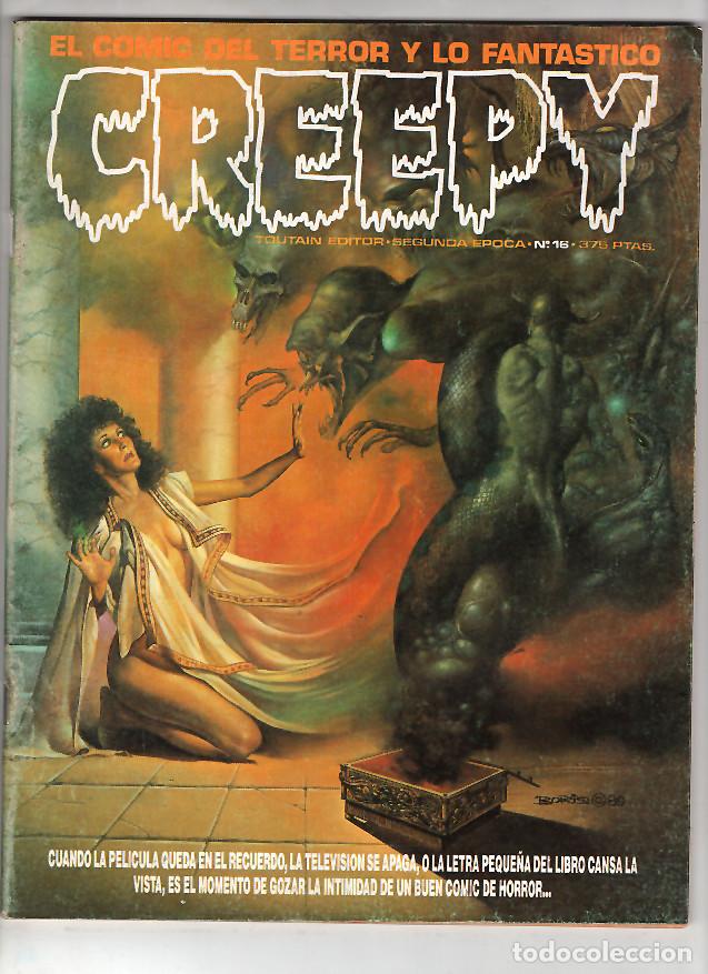 C&oacute;mics: CREEPY SEGUNDA EPOCA 2&ordf; EPOCA 16- EDICIONES TOUTAIN, GRAPA- MBE