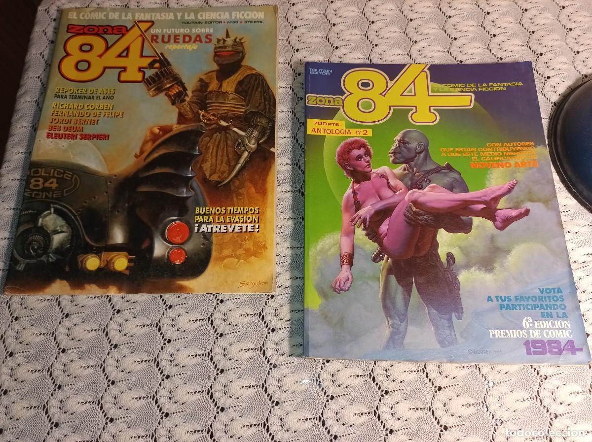 Comics: 2 c&oacute;mics Zona 84: Antolog&iacute;a 2 (5-6-7) y n&uacute;m. 80