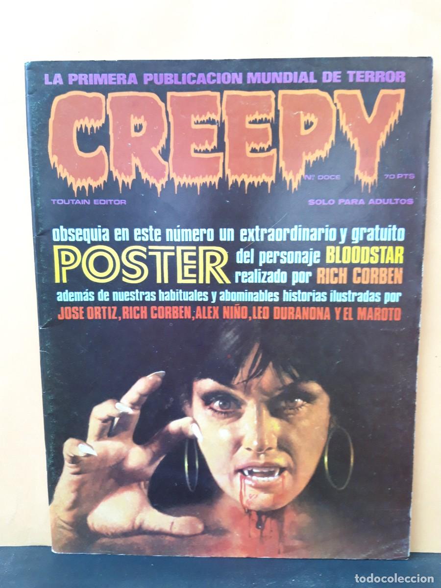 C&oacute;mics: CREEPY. N&ordm; 12. TOUTAIN. Con el P&oacute;ster