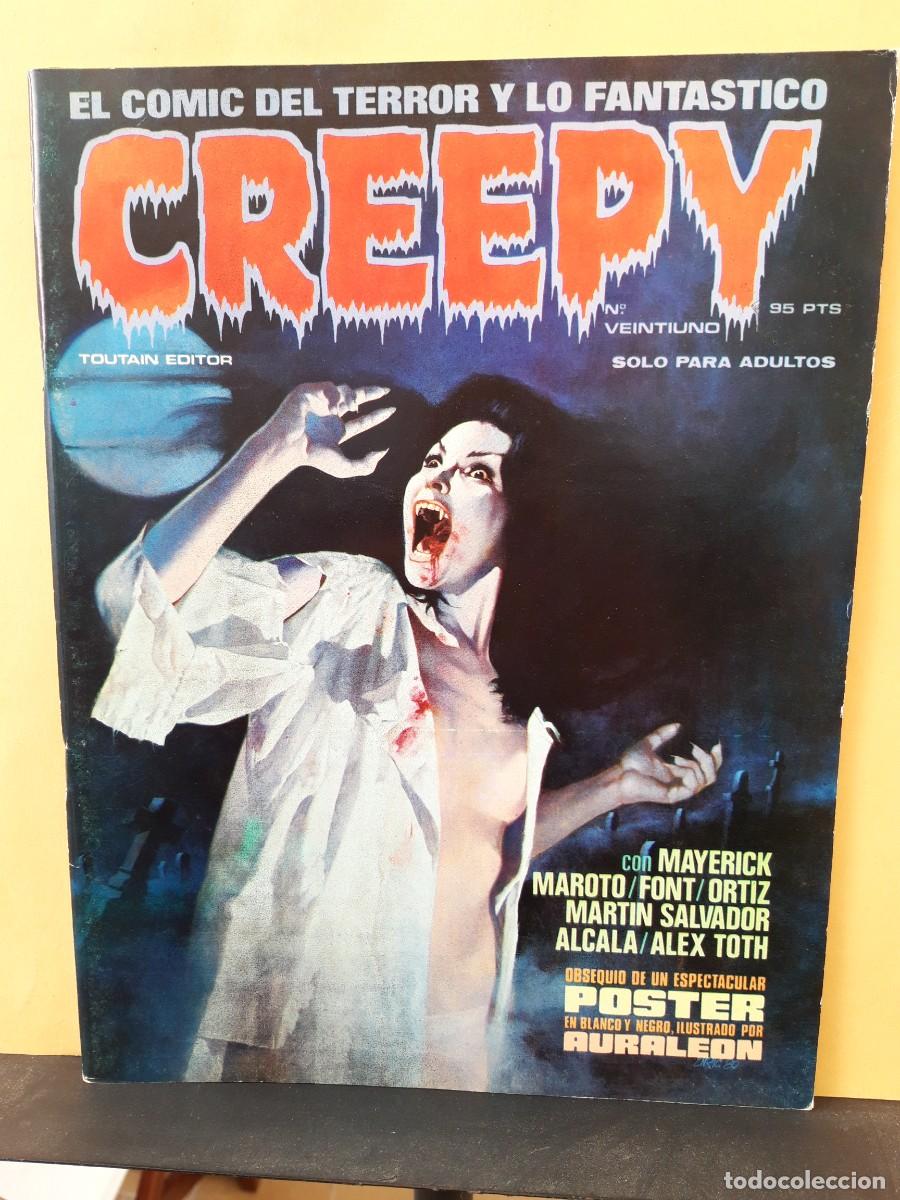 C&oacute;mics: CREEPY. N&ordm; 21. TOUTAIN. Incluye el p&oacute;ster
