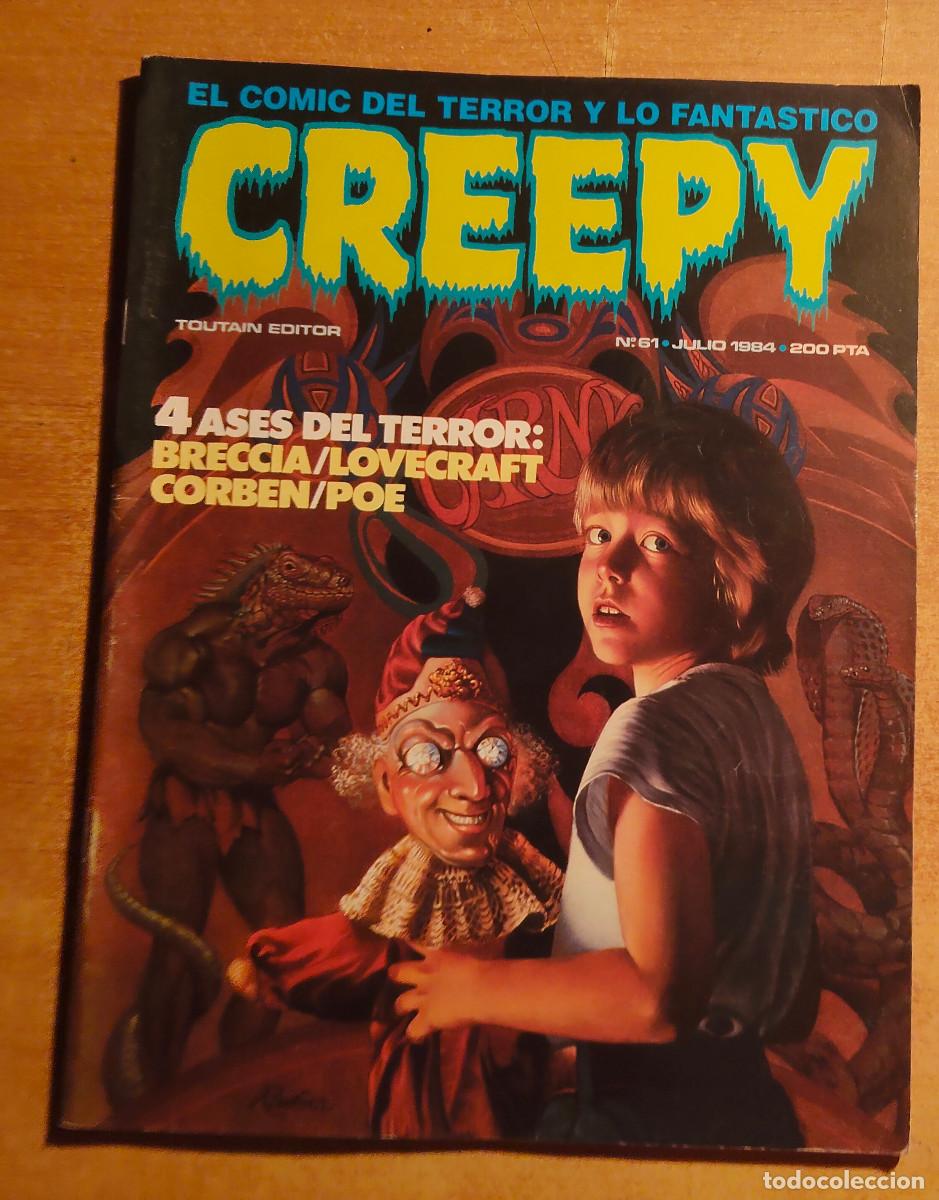 Comics: creepy extra 15 - lamina cubierta de comic toutain - creepshow
