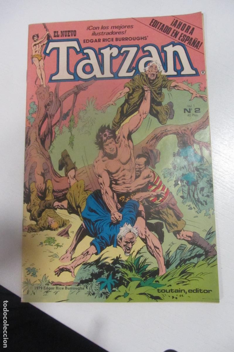 C&oacute;mics: EL NUEVO TARZAN EDGAR RICE BURROUGHS VOL. 1 N&deg; 2 1979 Edgar Rice Burroughs toutain ARX326