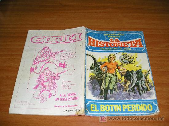 C&oacute;mics: **LA HISTORIETA, N&ordm;4---EL BOTIN PERDIDO---EDICIONES URSUS** - Foto 1
