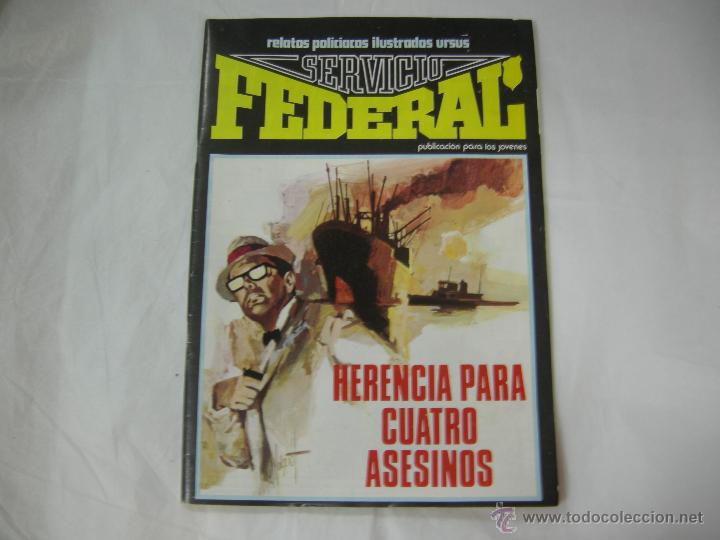 C&oacute;mics: SERVICIO FEDERAL  N&ordm; 1, URSUS EDICIONES 1980 - Foto 1