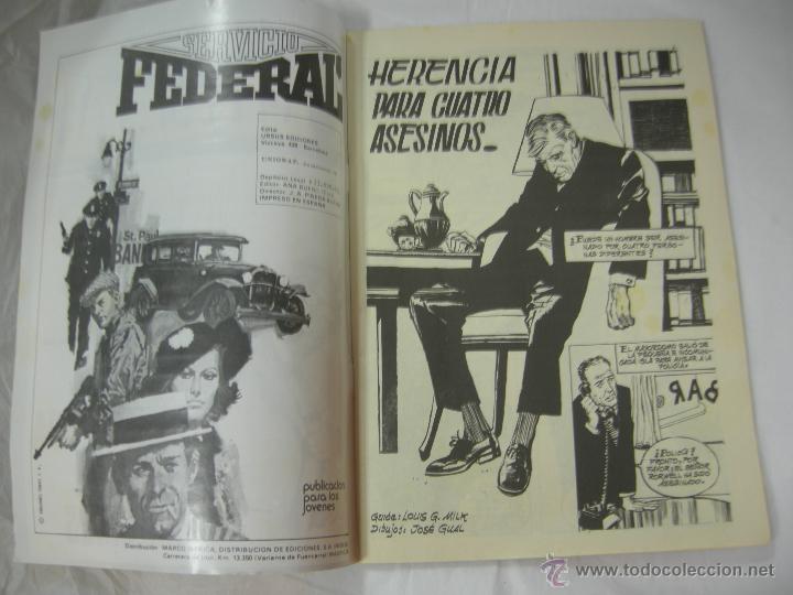 C&oacute;mics: SERVICIO FEDERAL  N&ordm; 1, URSUS EDICIONES 1980 - Foto 2