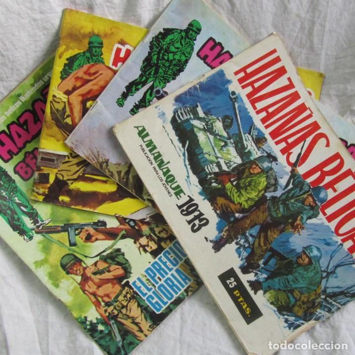 C&oacute;mics: 4 n&uacute;meros de Haza&ntilde;as B&eacute;licas 1973 - Foto 1