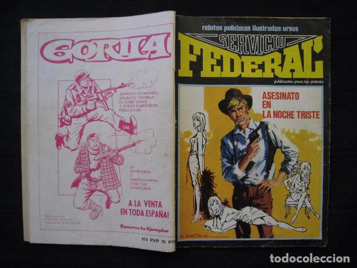 C&oacute;mics: SERVICIO FEDERAL - N&ordm; 5 - EDICIONES URSUS. - Foto 3