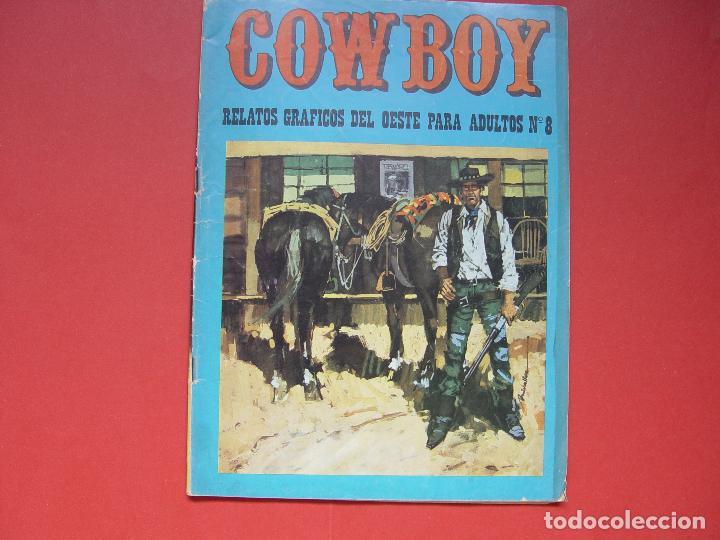 CÓMIC COWBOY (Nº 8) (ED. URSUS, 1972) ORIGINAL. ¡COLECCIONISTA! (Tebeos y Comics - Ursus)