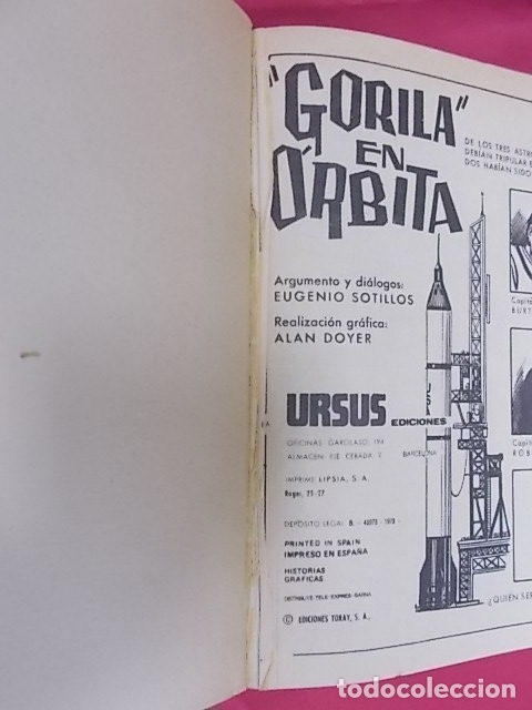 C&oacute;mics: GORILA. N&ordm; 6. GORILA EN &Oacute;RBITA . URSUS - Foto 2