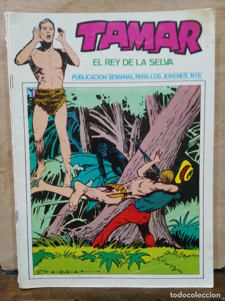 C&oacute;mics: Tamar, El Rey de la Selva - N&ordm; 18 - Ed. Ursus - Foto 1