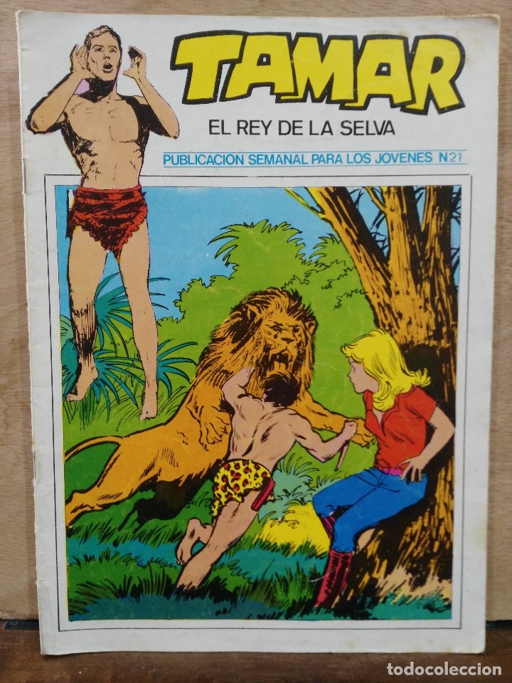 C&oacute;mics: Tamar, El Rey de la Selva - N&ordm; 21 - Ed. Ursus - Foto 1