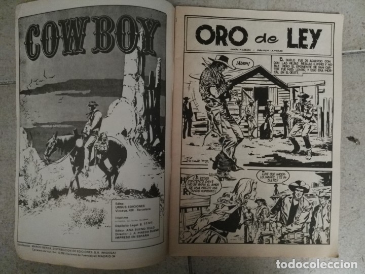 C&oacute;mics: COWBOY 3&ordf; EPOCA N&ordm; 14. URSUS 1978 - Foto 2