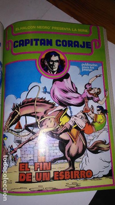 C&oacute;mics: * EL CAPITAN CORAJE * URSUS EDICIONES 1982 * TOMO N&ordm; 1 RETAPADO IMPECABLE * - Foto 8