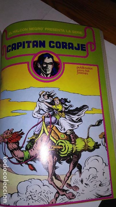 C&oacute;mics: * EL CAPITAN CORAJE * URSUS EDICIONES 1982 * TOMO N&ordm; 1 RETAPADO IMPECABLE * - Foto 9