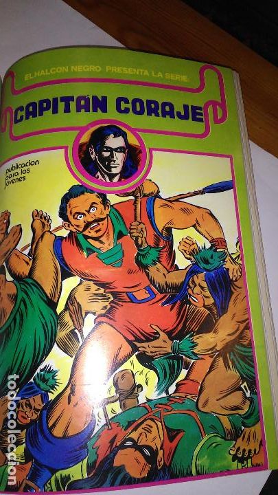 C&oacute;mics: * EL CAPITAN CORAJE * URSUS EDICIONES 1982 * TOMO N&ordm; 1 RETAPADO IMPECABLE * - Foto 11
