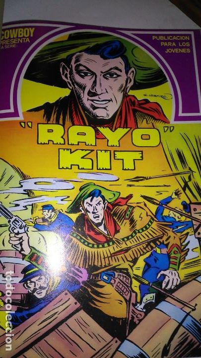 C&oacute;mics: * RAYO KIT * URSUS EDICIONES 1982 * TOMO 12 N&ordm; COMPLETA RETAPADO IMPECABLE * - Foto 3