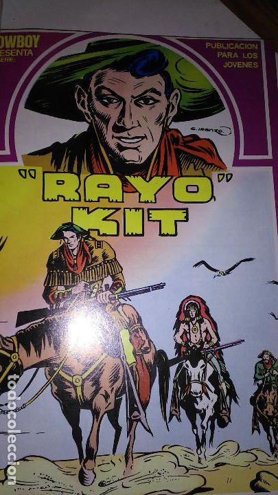 C&oacute;mics: * RAYO KIT * URSUS EDICIONES 1982 * TOMO 12 N&ordm; COMPLETA RETAPADO IMPECABLE * - Foto 5