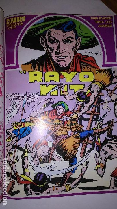 C&oacute;mics: * RAYO KIT * URSUS EDICIONES 1982 * TOMO 12 N&ordm; COMPLETA RETAPADO IMPECABLE * - Foto 6